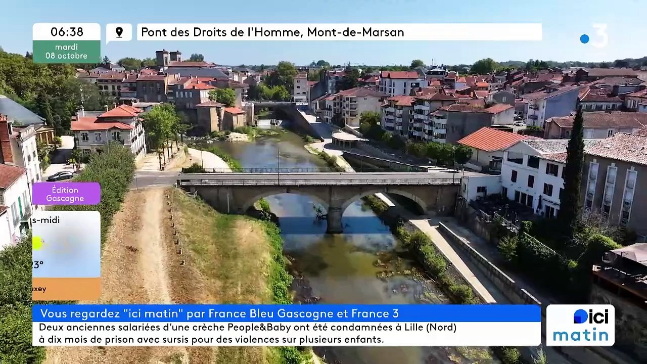 08/10/2024 - ICI Matin France Bleu Gascogne en vidéo