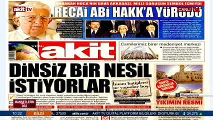 Recai abi Hakk'a yürüdü