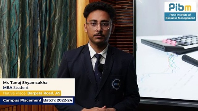 PIBM's MBA & PGDM Placements Triumph Tanuj's Inspiring Success Story Batch 2022-24