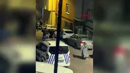 İstanbul- Kağıthane'de gece yarısı havaya ateş açan 2 şüpheli kamerada