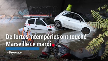 De fortes intempéries ont touché Marseille ce mardi