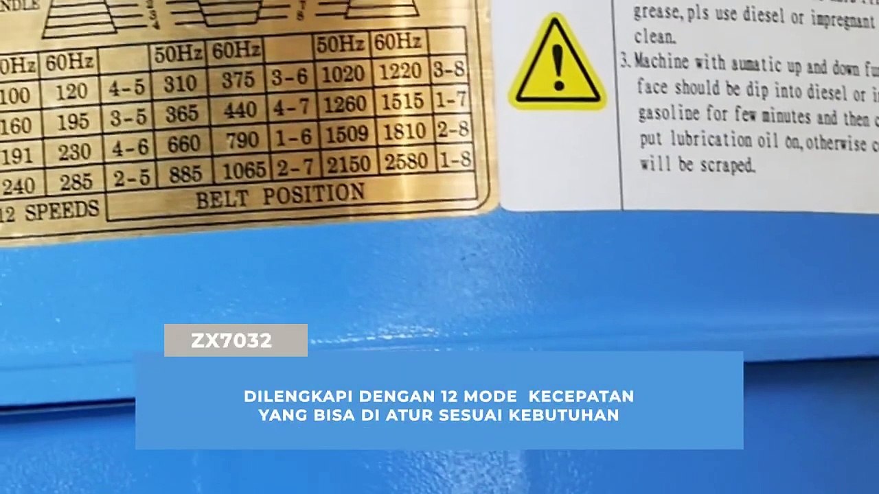 REVIEW MESIN DRILLING, TAPPING & MILLING YANG HANDAL DAN TANGGUH  - ORION ZX7032