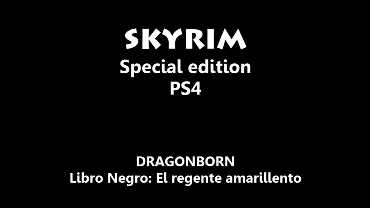 Skyrim Libro negro El regente amarillento