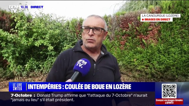 Ça devient de plus en plus violent : à cause des intempéries, la commune de La Canourgue, en Lozère, fait face à des coulées de boue