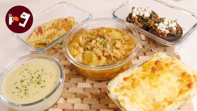 MENÚ SEMANAL FÁCIL y RÁPIDO | Receta de VICHYSSOISE, SEPIA con patatas, CHAMPIÑONES rellenos Y MÁS