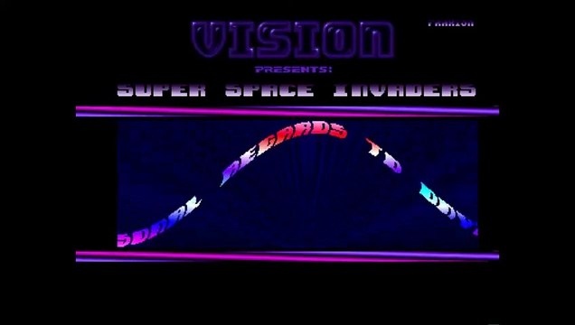 Amiga Cracktro - Super Space Invaders by Vision Factory