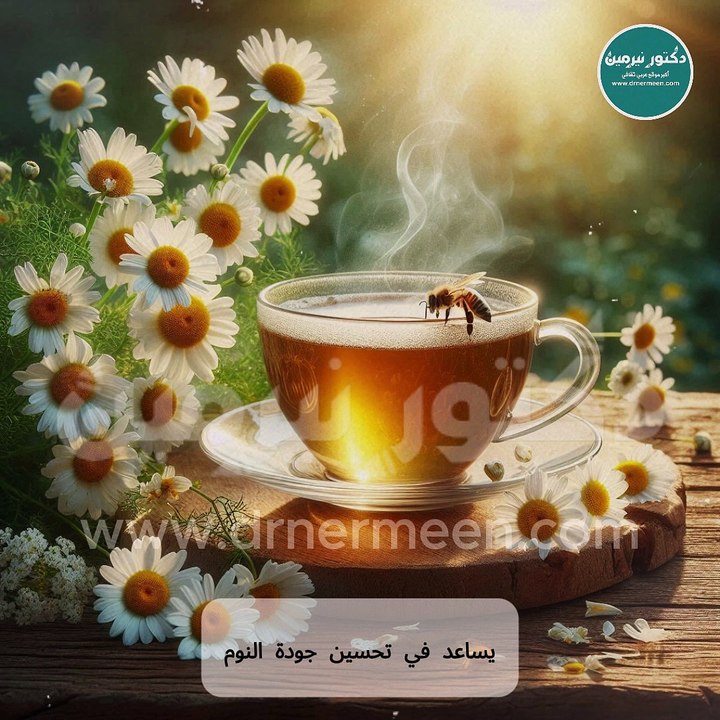 شاي البابونج مفاجأة #شاي #البابونج #بابونج #الطبيعة