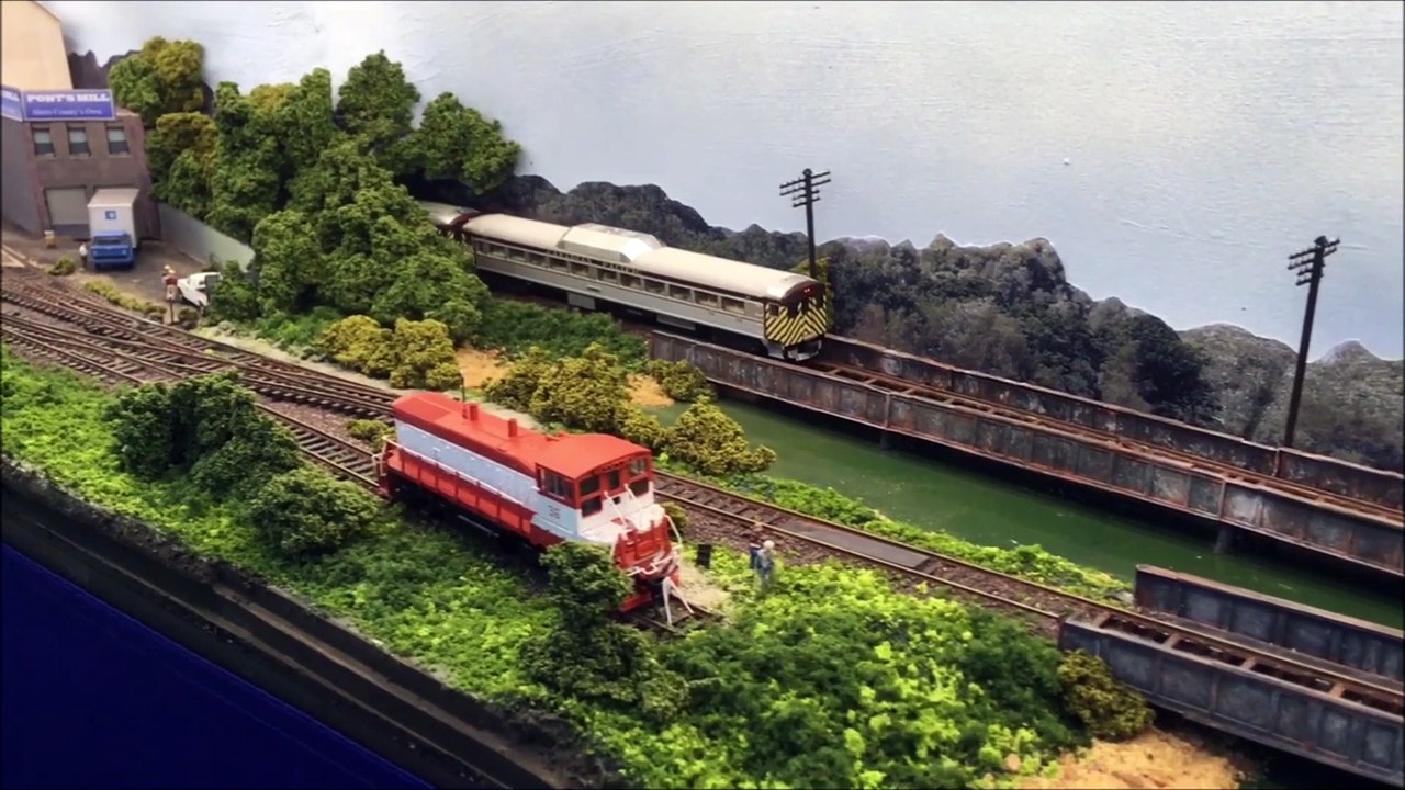 Watch a variety of model railway layouts in action