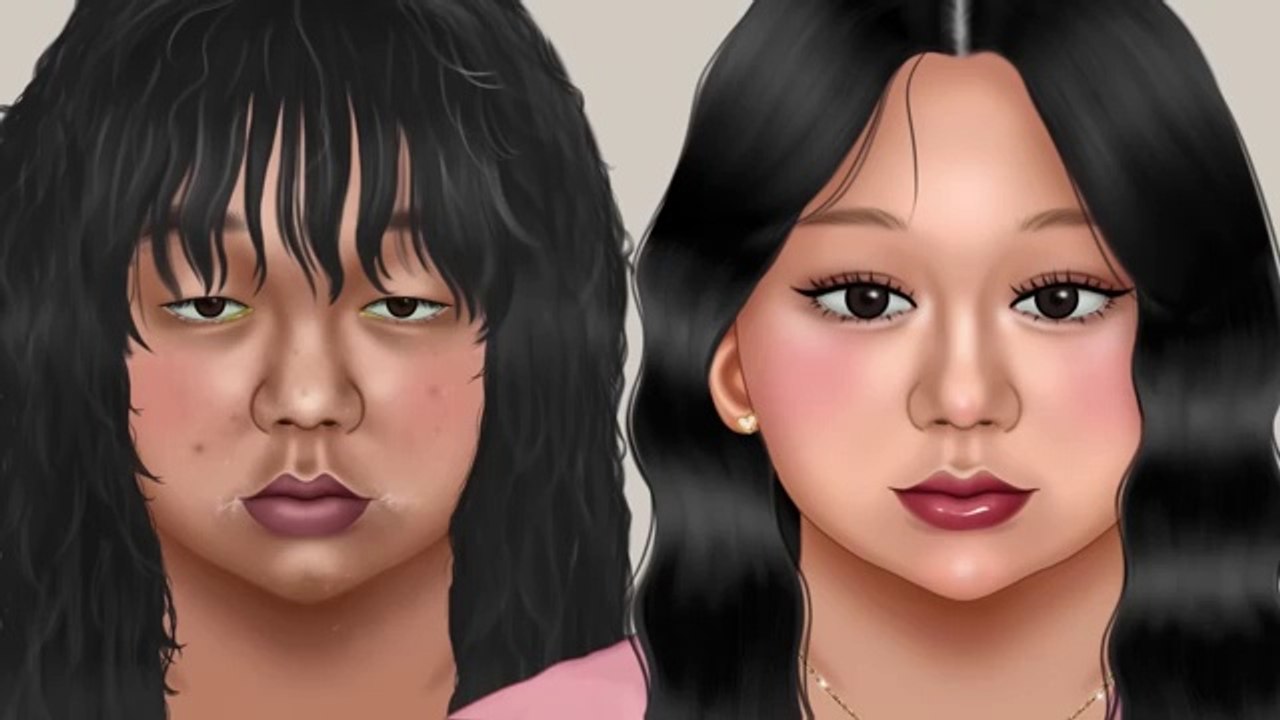ASMR _ Asian Makeup Transformation Without Plastic Surgery! | shocking before and after