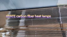 220v 1500w 1500mm infrared carbon fiber heating lamps