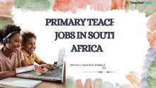Primary Teacher Jobs in South Africa