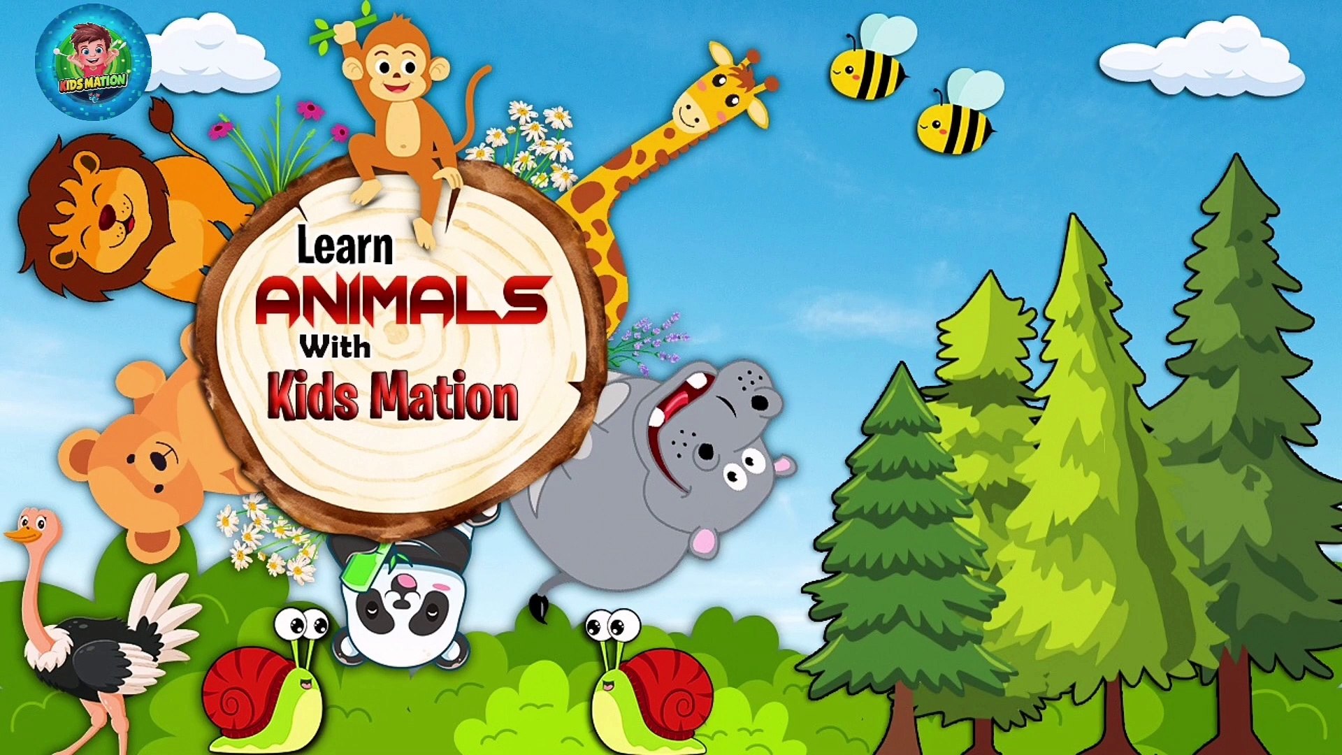 ⁣Animal Names |learn animals |animal names for kids
