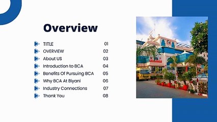 Empowering the Next IT Professionals with BCA