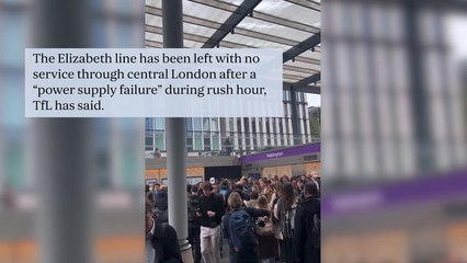 Elizabeth Line Chaos As Entire Central Section Suspended After Power Cut