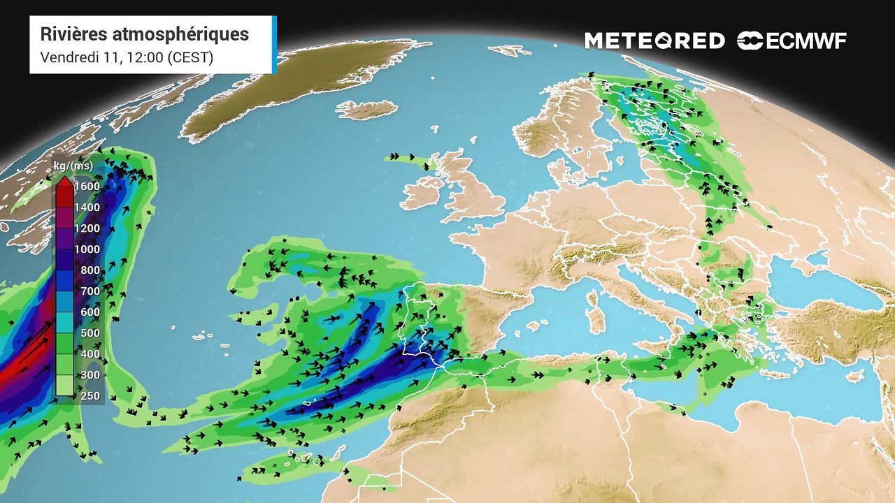 Fortes pluies attendues en France au cours des prochaines heures !