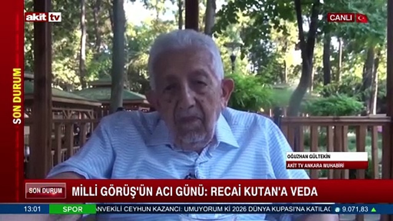 Milli Görüş'ün acı günü; Recai Kutan'a veda