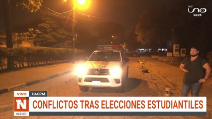 SCZ CONFLICTOS TRAS ELECCIONES EN LA UAGRM