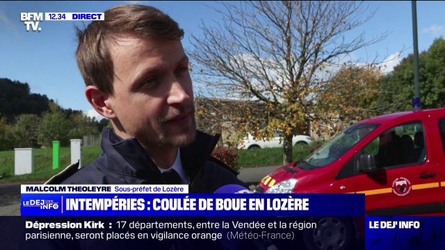 Nous n'avons pas de victime à déplorer lors de cet évènement : le sous-préfet de Lozère revient sur l'épisode de coulée de boue après les fortes intempéries