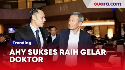 AHY Raih Gelar Doktor dengan Predikat Cumlaude, SBY Tidak Ada Cawe-Cawe Saya