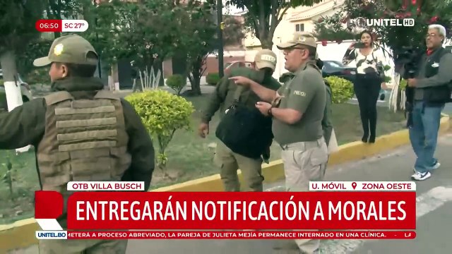 Notificar a Evo Morales para que brinde su declaración por denuncia por estupro y trata y tráfico