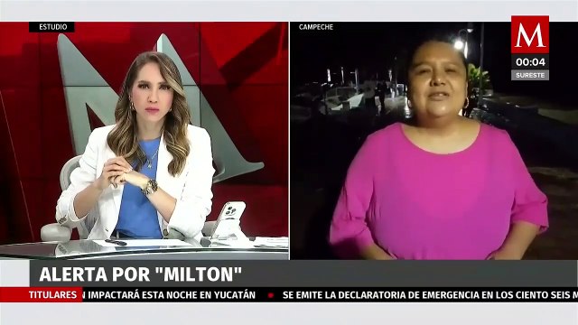 Huracán 'Milton' hunde embarcaciones en el puerto pesquero de San Román