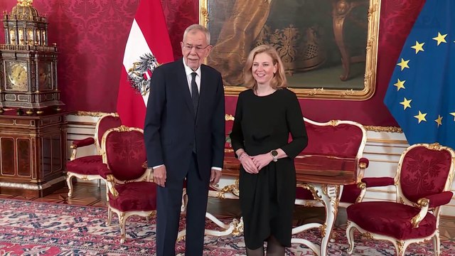 Van der Bellen empfing Neos-Chefin Beate Meinl-Reisinger
