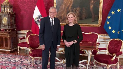 Van der Bellen empfing Neos-Chefin Beate Meinl-Reisinger