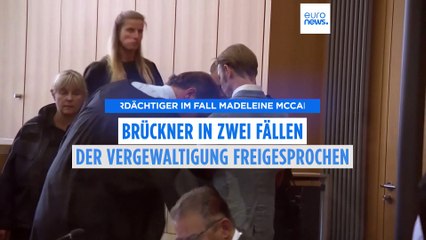 Verdächtiger im Fall Madeleine McCann in zwei Fällen der Vergewaltigung freigesprochen