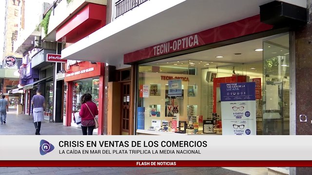 CRISIS EN VENTAS DE LOS COMERCIOS