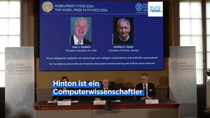 John Hopfield und Geoffrey Hinton erhalten den Nobelpreis für Physik für ihre Arbeit an neuronalen Netzen