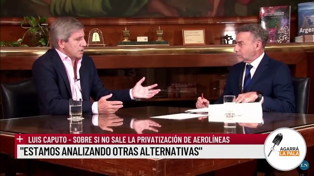 Vamos a cerrar ENHOSA , dijo Luis Caputo
