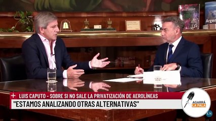 "Vamos a cerrar ENHOSA", dijo Luis Caputo