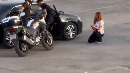 Detención del agresor.