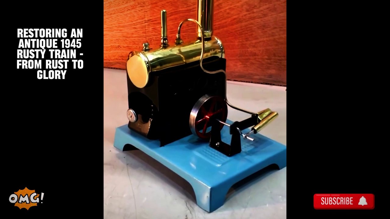 Bringing a 1950s Rusty Steam Engine Toy Back to life