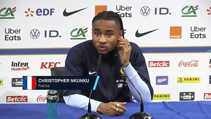 Nkunku : "Je n'essaie pas de remplacer Griezmann"