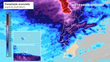 Kirk deixará um poderoso temporal de chuva, vento e mar nestes 8 distritos de Portugal nas próximas 24 horas