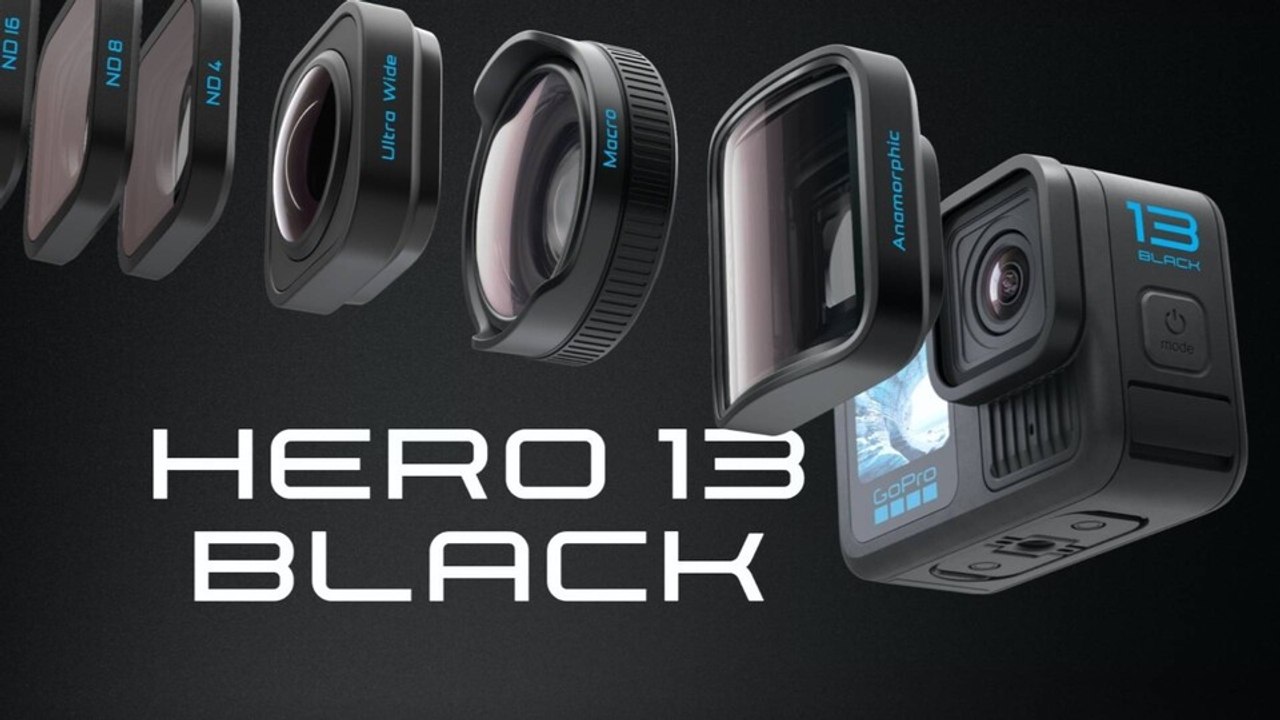 GoPro stellt die neue Hero13 Black mit wechselbaren Linsen vor