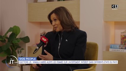 JT people : Kamala Harris alerte les femmes sur l'avortement, interdit dans différents états du pays