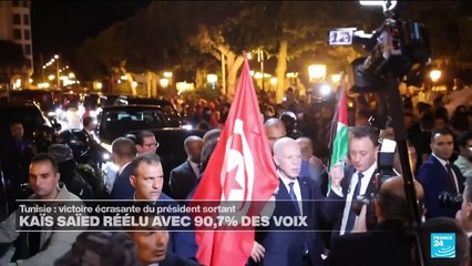 Décryptage : en Tunisie, avec 90,7% des voix, la victoire écrasante du président Kaïs Saïed