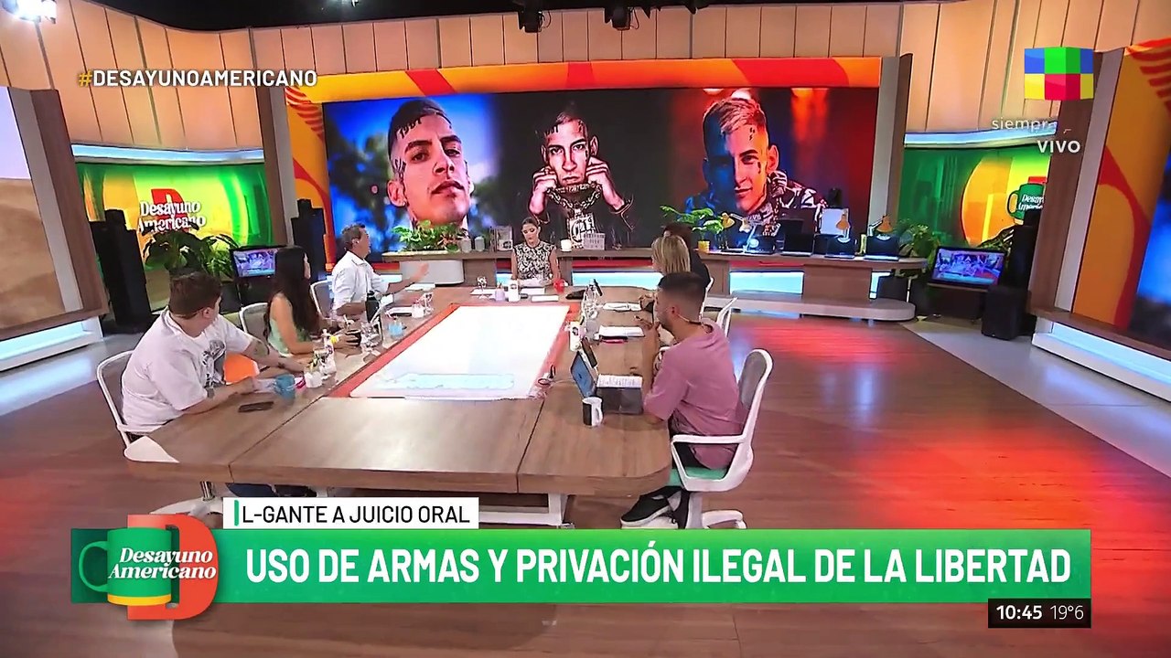 Elian Valenzuela, conocido como "L-Gante", enfrenta juicio por múltiples cargos