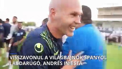 Világbajnok spanyol labdarúgó Andrés Iniesta bejelentette visszavonulását ⚽