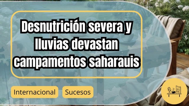 Hambrunas e inundaciones: la crisis que asola los campamentos saharauis