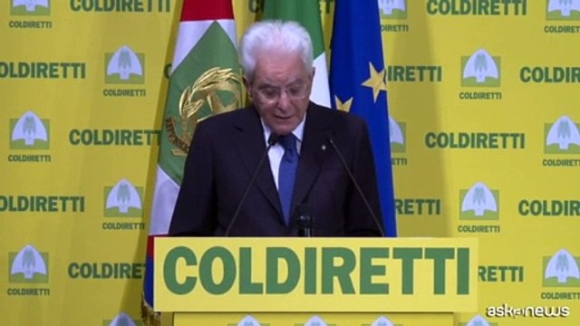 Mattarella: a partire da acqua e cibo si costruisce la pace
