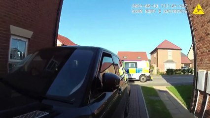 BANNED driver leaves court in his Range Rover