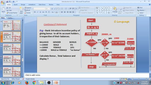 Learn Programming Technique C to Master Skills - Continuous If Program (Flow Chart)