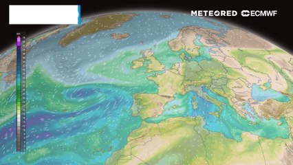 L'esempio di un fiume atmosferico verso l'Europa