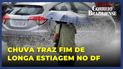 Fim da seca: chuva finaliza estiagem mais longa do DF