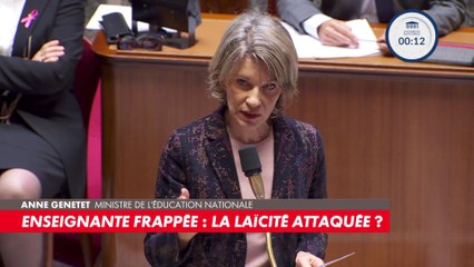 Echange entre Gérald Darmanin, député Ensemble pour la République, et Anne Genetet, ministre de l’Education nationale