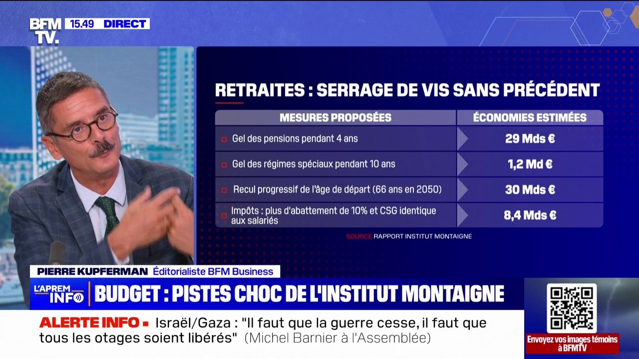 Finances publiques: les propositions chocs de l'Institut Montaigne pour économiser 150 milliards d'euros