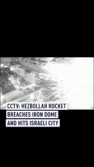 Rocket breaches Iron Dome